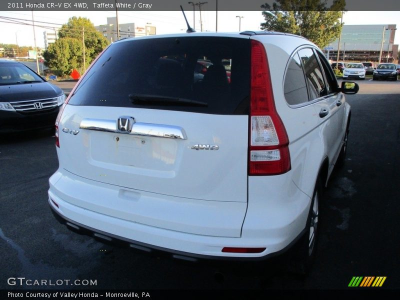 Taffeta White / Gray 2011 Honda CR-V EX 4WD
