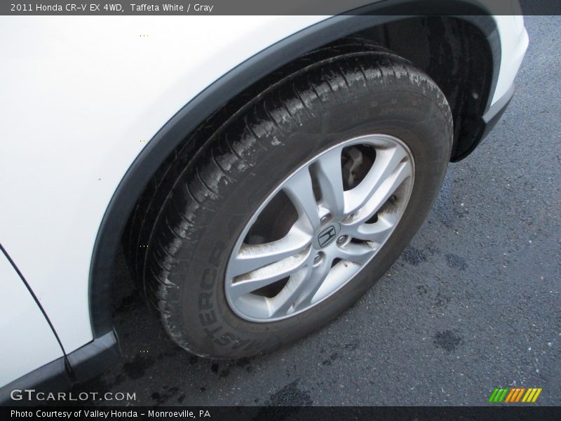 Taffeta White / Gray 2011 Honda CR-V EX 4WD