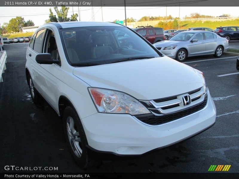 Taffeta White / Gray 2011 Honda CR-V EX 4WD
