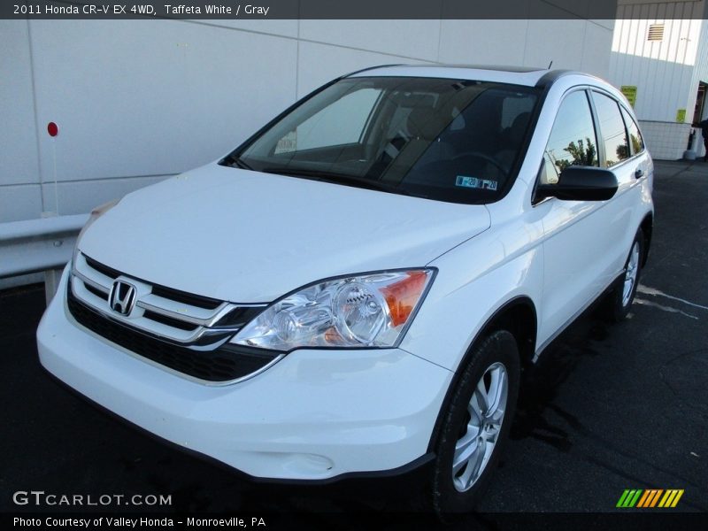 Taffeta White / Gray 2011 Honda CR-V EX 4WD