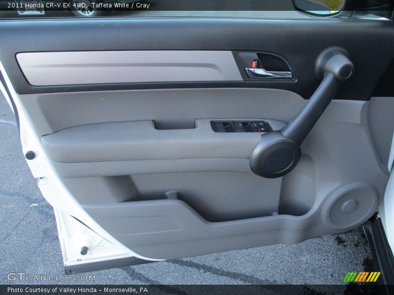 Taffeta White / Gray 2011 Honda CR-V EX 4WD