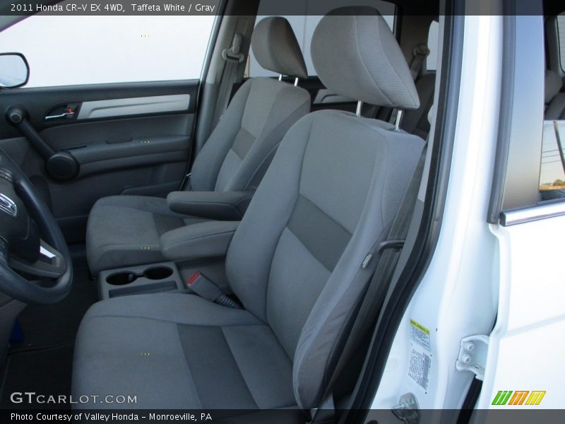 Taffeta White / Gray 2011 Honda CR-V EX 4WD