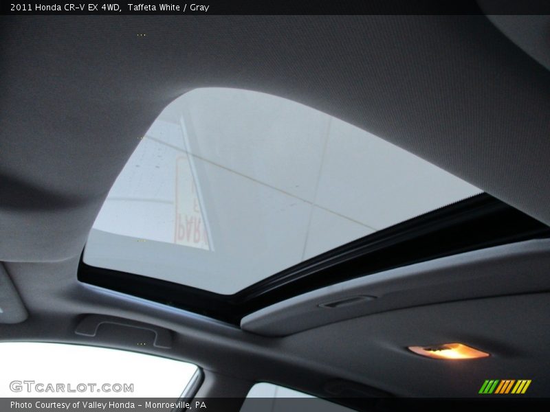 Taffeta White / Gray 2011 Honda CR-V EX 4WD