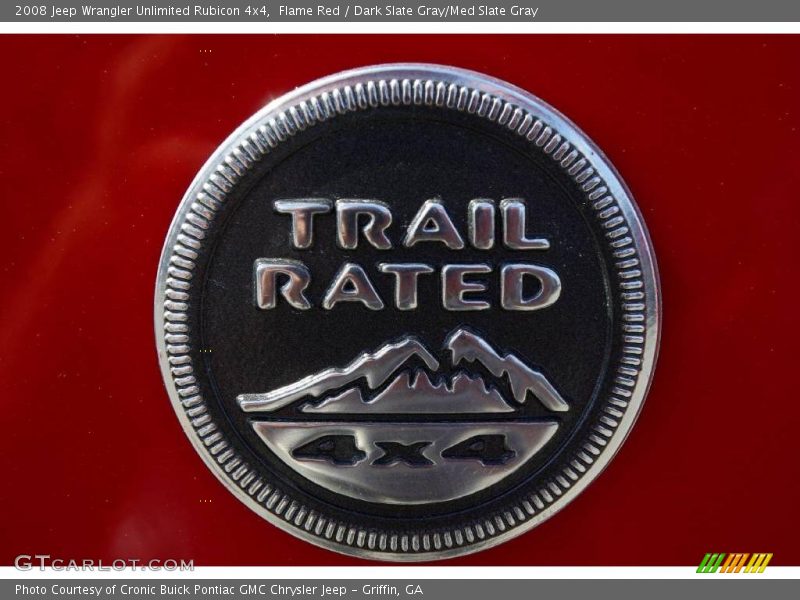 Flame Red / Dark Slate Gray/Med Slate Gray 2008 Jeep Wrangler Unlimited Rubicon 4x4