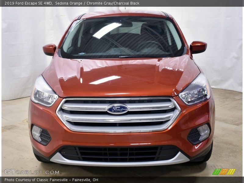 Sedona Orange / Chromite Gray/Charcoal Black 2019 Ford Escape SE 4WD