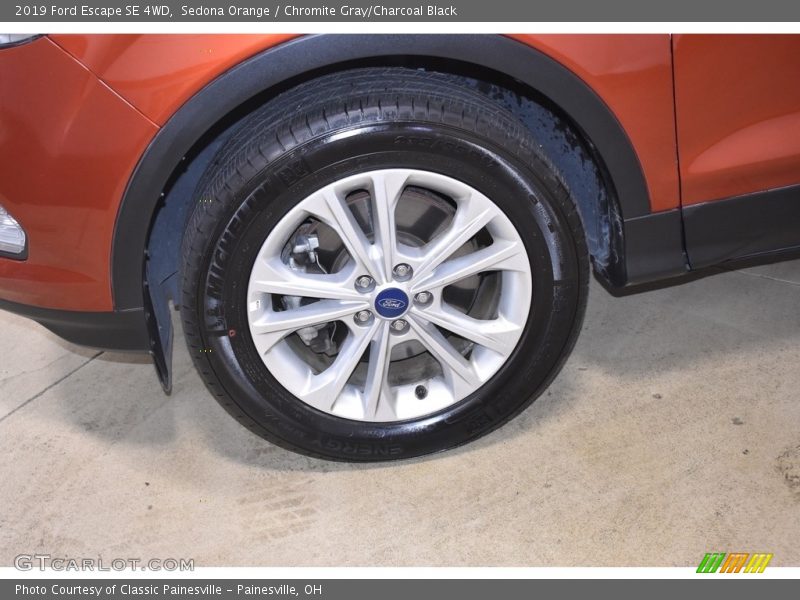Sedona Orange / Chromite Gray/Charcoal Black 2019 Ford Escape SE 4WD