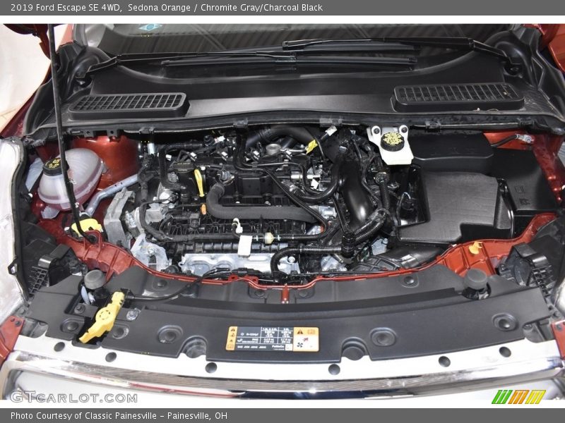 Sedona Orange / Chromite Gray/Charcoal Black 2019 Ford Escape SE 4WD