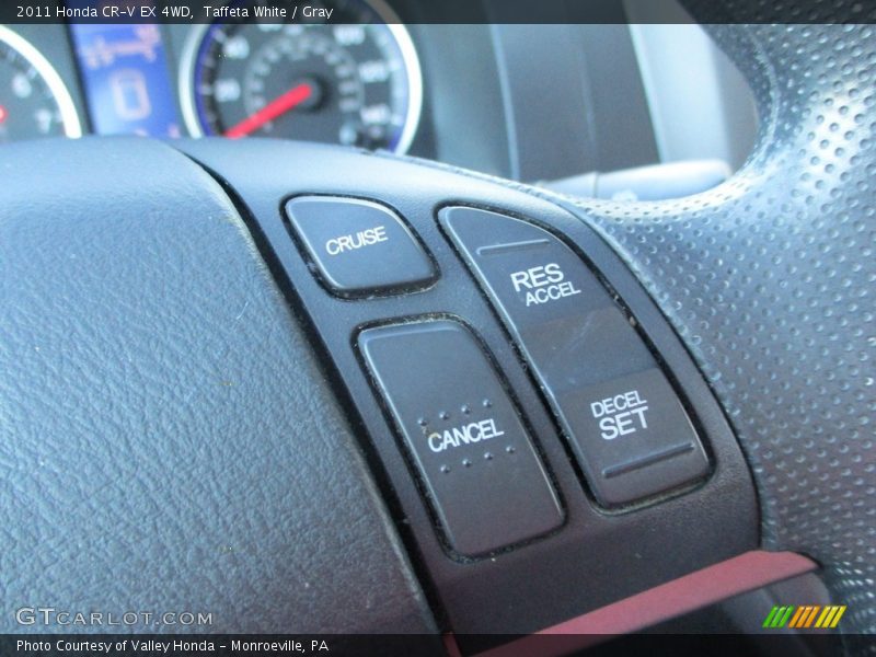 Taffeta White / Gray 2011 Honda CR-V EX 4WD