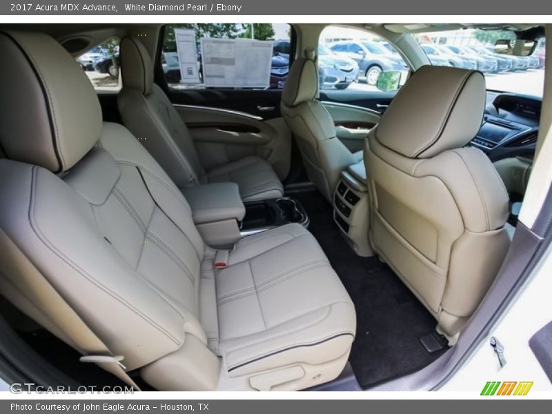 White Diamond Pearl / Ebony 2017 Acura MDX Advance
