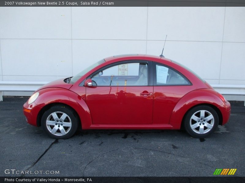 Salsa Red / Cream 2007 Volkswagen New Beetle 2.5 Coupe