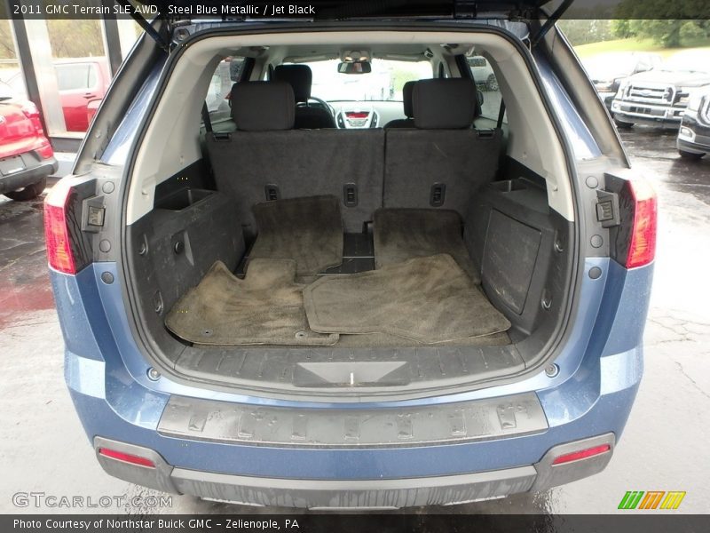 Steel Blue Metallic / Jet Black 2011 GMC Terrain SLE AWD