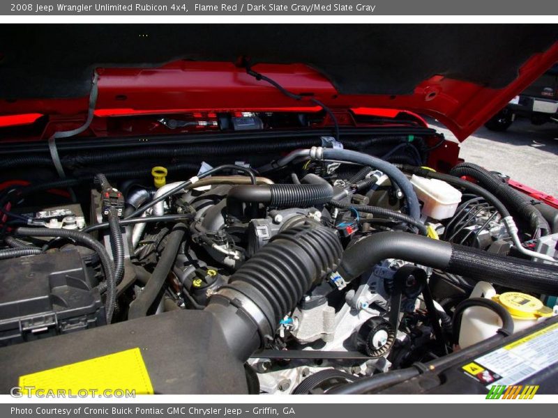 Flame Red / Dark Slate Gray/Med Slate Gray 2008 Jeep Wrangler Unlimited Rubicon 4x4