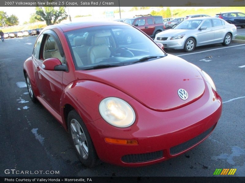 Salsa Red / Cream 2007 Volkswagen New Beetle 2.5 Coupe