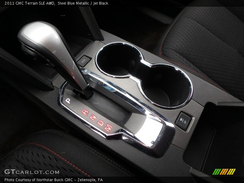 Steel Blue Metallic / Jet Black 2011 GMC Terrain SLE AWD