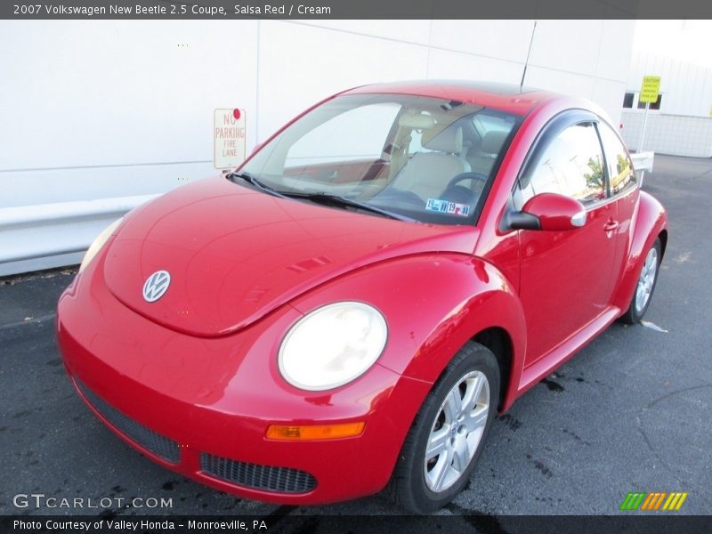 Salsa Red / Cream 2007 Volkswagen New Beetle 2.5 Coupe