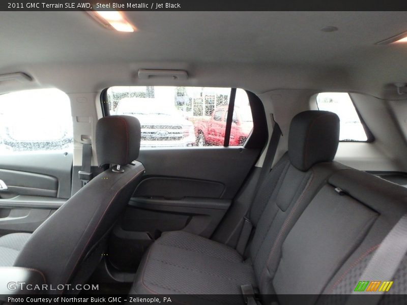Steel Blue Metallic / Jet Black 2011 GMC Terrain SLE AWD