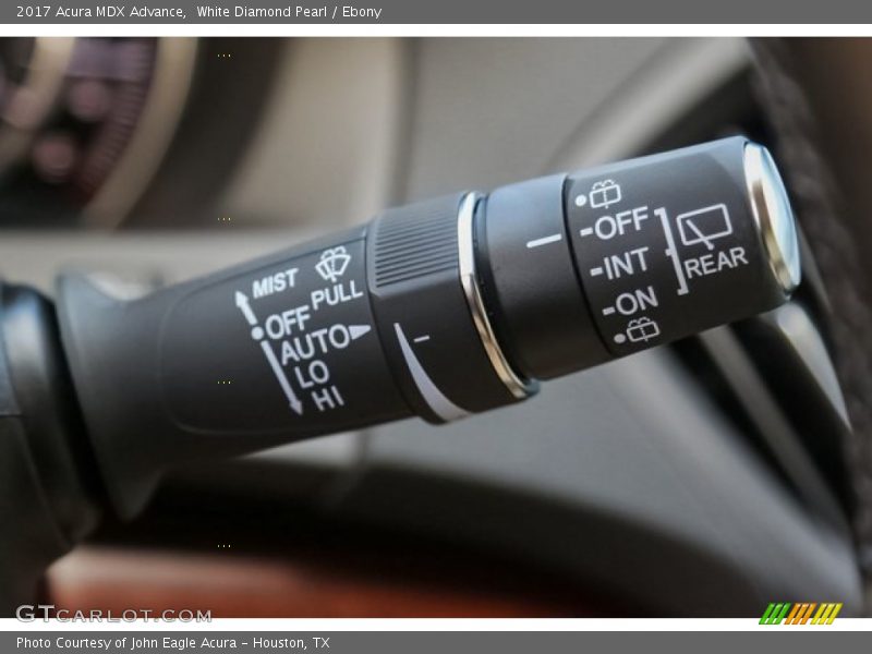 White Diamond Pearl / Ebony 2017 Acura MDX Advance