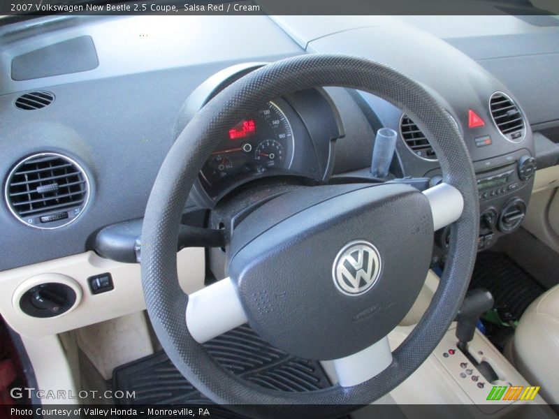 Salsa Red / Cream 2007 Volkswagen New Beetle 2.5 Coupe