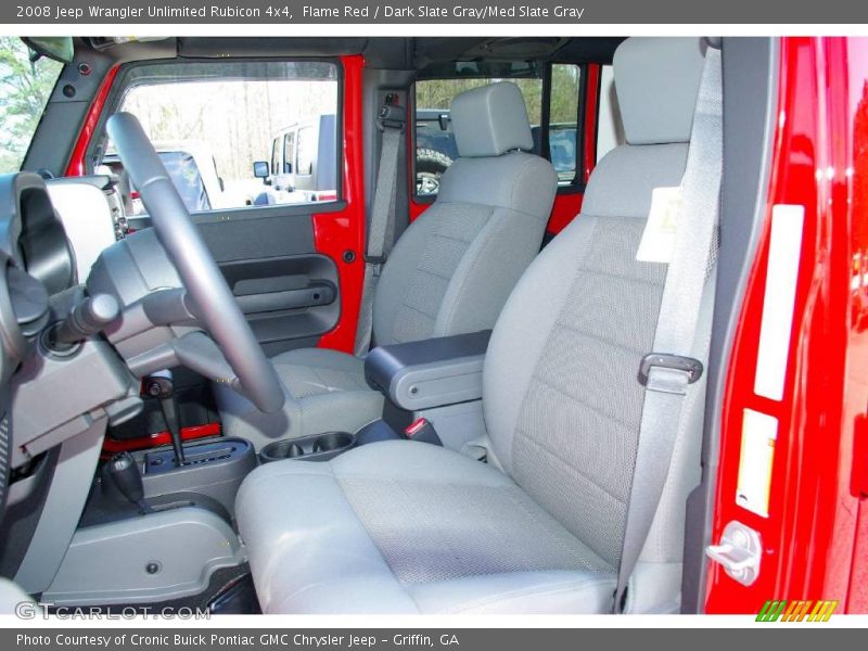 Flame Red / Dark Slate Gray/Med Slate Gray 2008 Jeep Wrangler Unlimited Rubicon 4x4