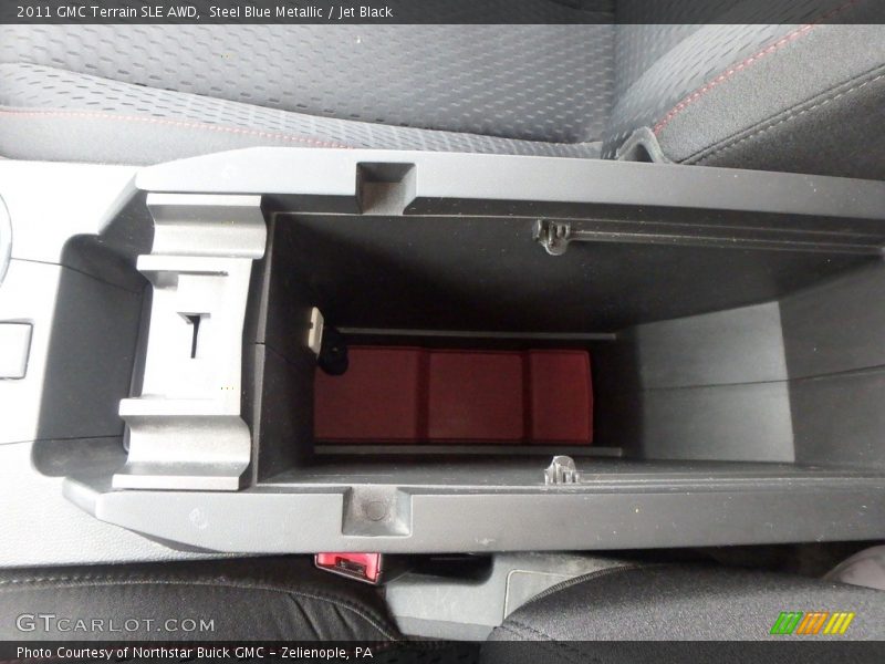Steel Blue Metallic / Jet Black 2011 GMC Terrain SLE AWD