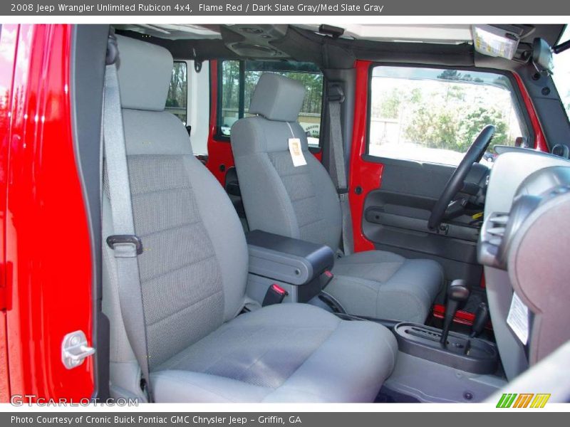 Flame Red / Dark Slate Gray/Med Slate Gray 2008 Jeep Wrangler Unlimited Rubicon 4x4