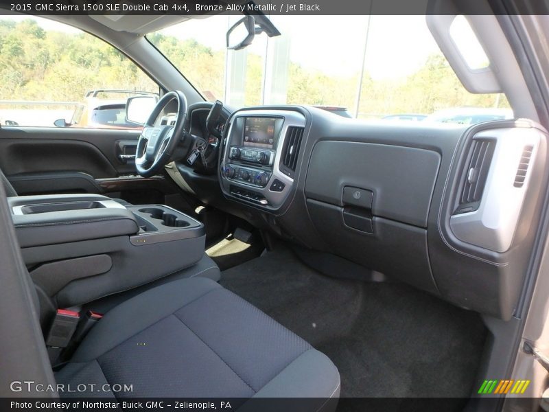 Bronze Alloy Metallic / Jet Black 2015 GMC Sierra 1500 SLE Double Cab 4x4