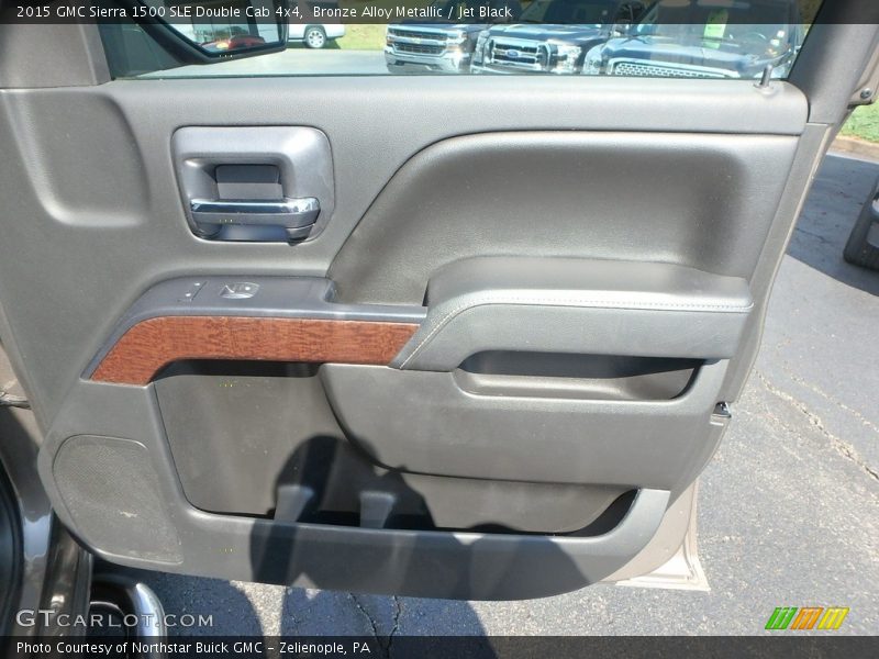 Bronze Alloy Metallic / Jet Black 2015 GMC Sierra 1500 SLE Double Cab 4x4