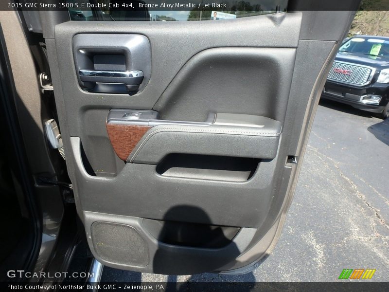 Bronze Alloy Metallic / Jet Black 2015 GMC Sierra 1500 SLE Double Cab 4x4