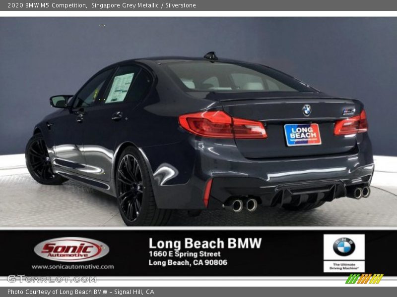 Singapore Grey Metallic / Silverstone 2020 BMW M5 Competition