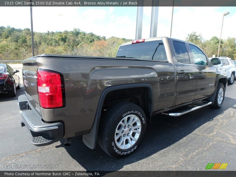 Bronze Alloy Metallic / Jet Black 2015 GMC Sierra 1500 SLE Double Cab 4x4
