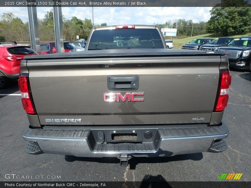 Bronze Alloy Metallic / Jet Black 2015 GMC Sierra 1500 SLE Double Cab 4x4