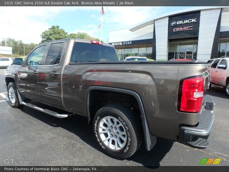 Bronze Alloy Metallic / Jet Black 2015 GMC Sierra 1500 SLE Double Cab 4x4