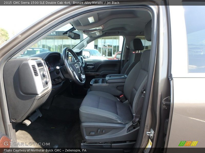 Bronze Alloy Metallic / Jet Black 2015 GMC Sierra 1500 SLE Double Cab 4x4