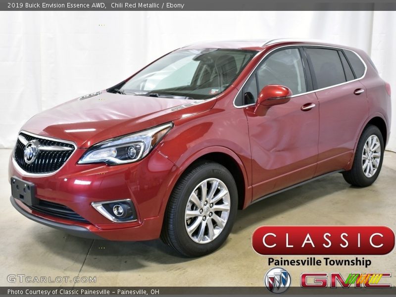 Chili Red Metallic / Ebony 2019 Buick Envision Essence AWD