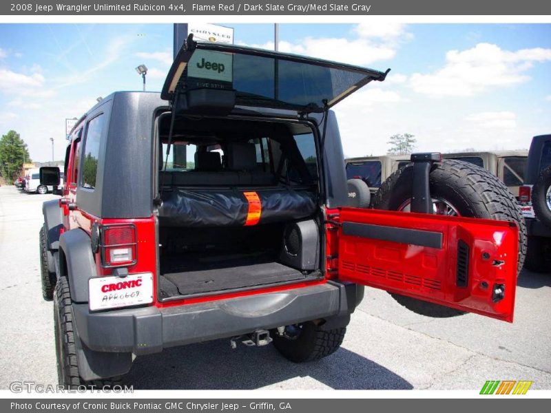 Flame Red / Dark Slate Gray/Med Slate Gray 2008 Jeep Wrangler Unlimited Rubicon 4x4