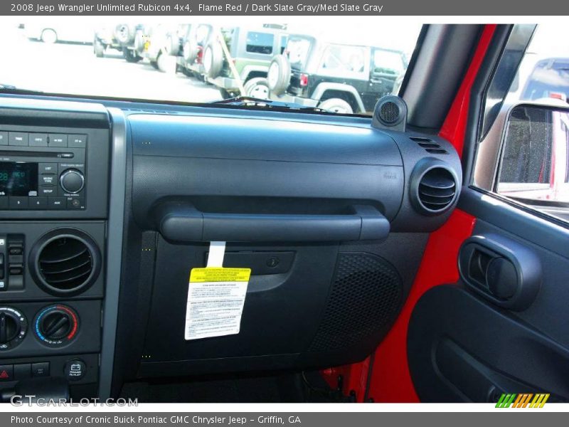 Flame Red / Dark Slate Gray/Med Slate Gray 2008 Jeep Wrangler Unlimited Rubicon 4x4