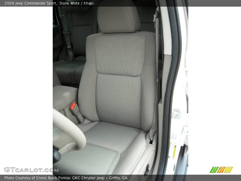 Stone White / Khaki 2009 Jeep Commander Sport