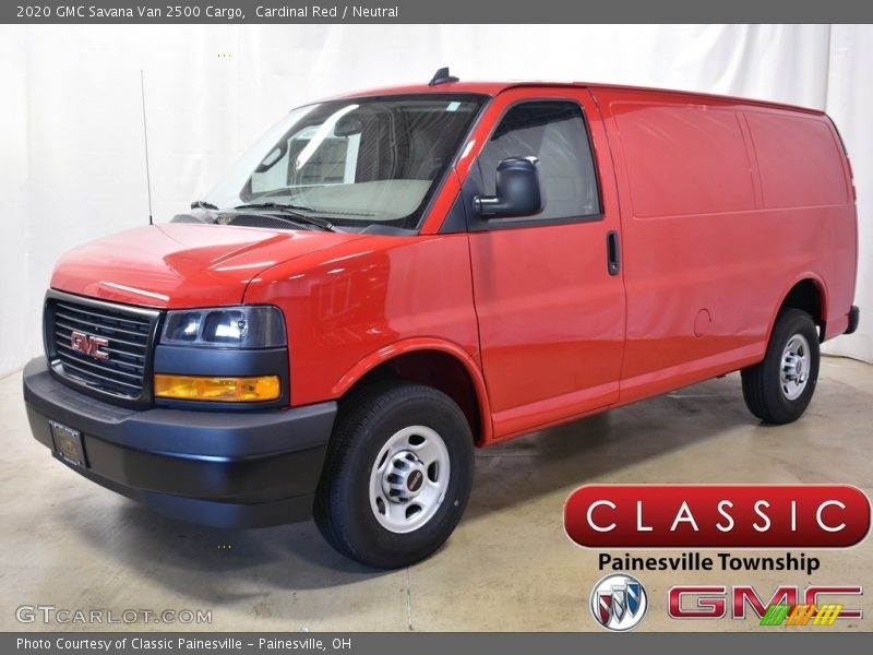 Cardinal Red / Neutral 2020 GMC Savana Van 2500 Cargo