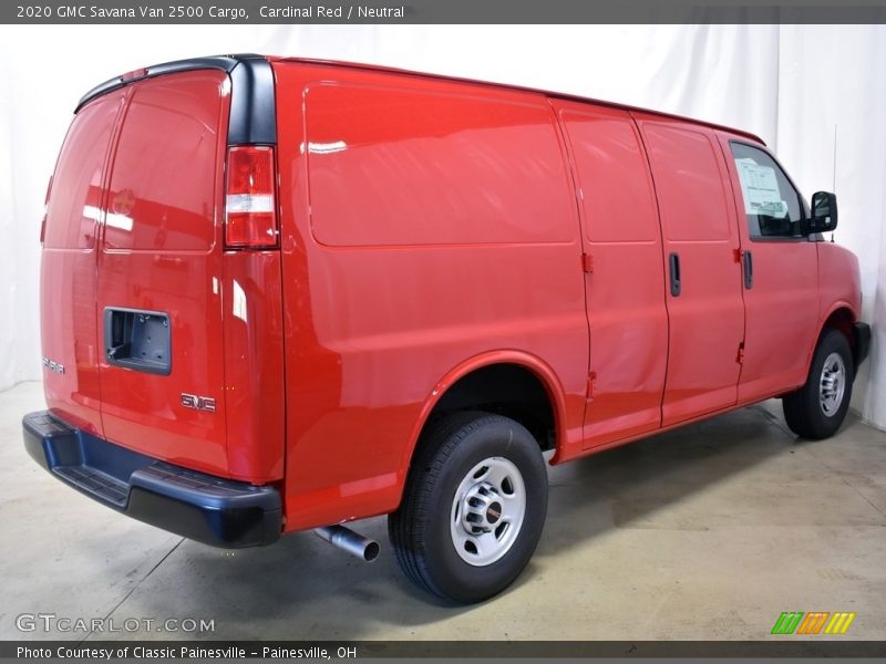 Cardinal Red / Neutral 2020 GMC Savana Van 2500 Cargo