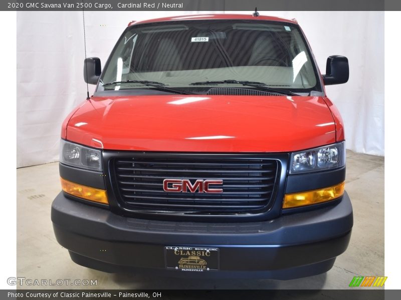 Cardinal Red / Neutral 2020 GMC Savana Van 2500 Cargo