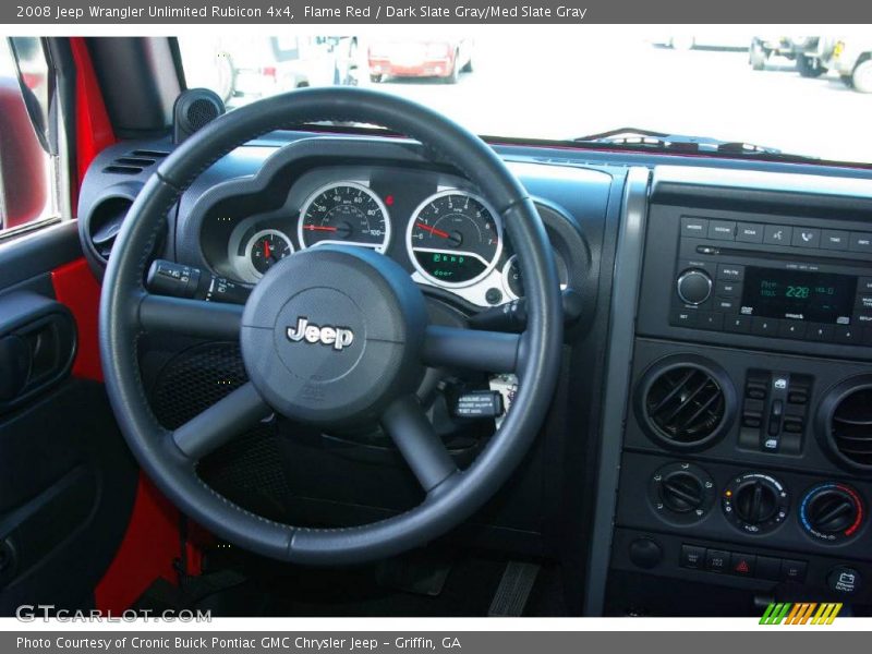Flame Red / Dark Slate Gray/Med Slate Gray 2008 Jeep Wrangler Unlimited Rubicon 4x4