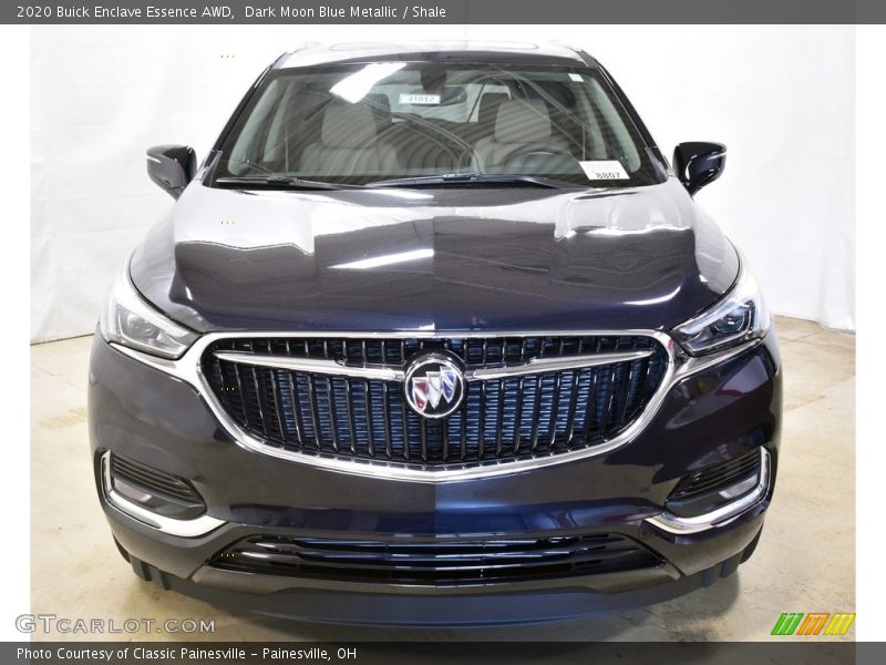 Dark Moon Blue Metallic / Shale 2020 Buick Enclave Essence AWD