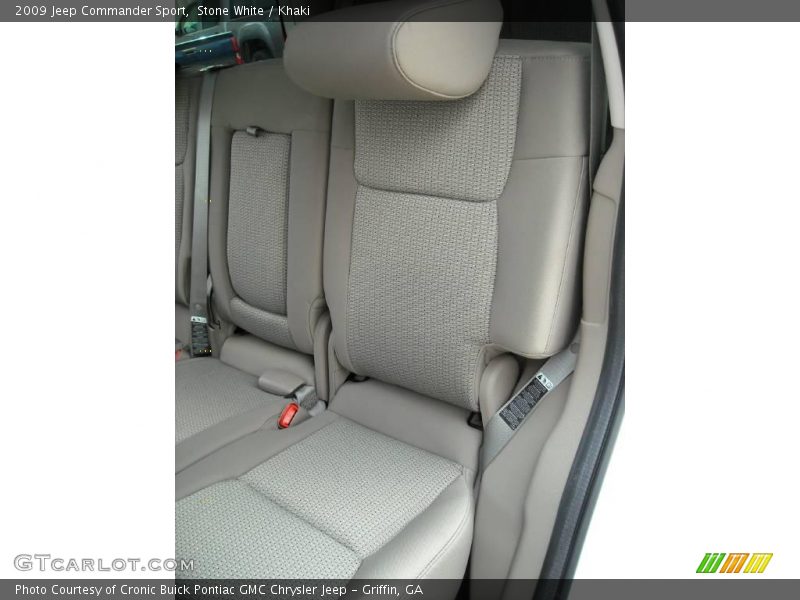 Stone White / Khaki 2009 Jeep Commander Sport
