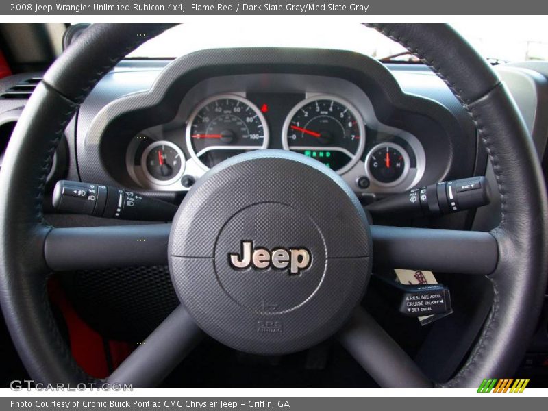 Flame Red / Dark Slate Gray/Med Slate Gray 2008 Jeep Wrangler Unlimited Rubicon 4x4