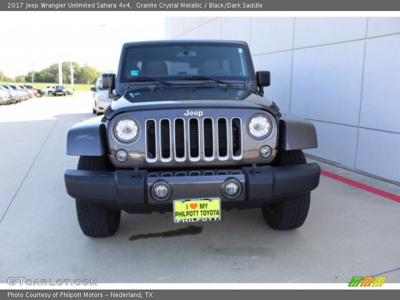 Granite Crystal Metallic / Black/Dark Saddle 2017 Jeep Wrangler Unlimited Sahara 4x4