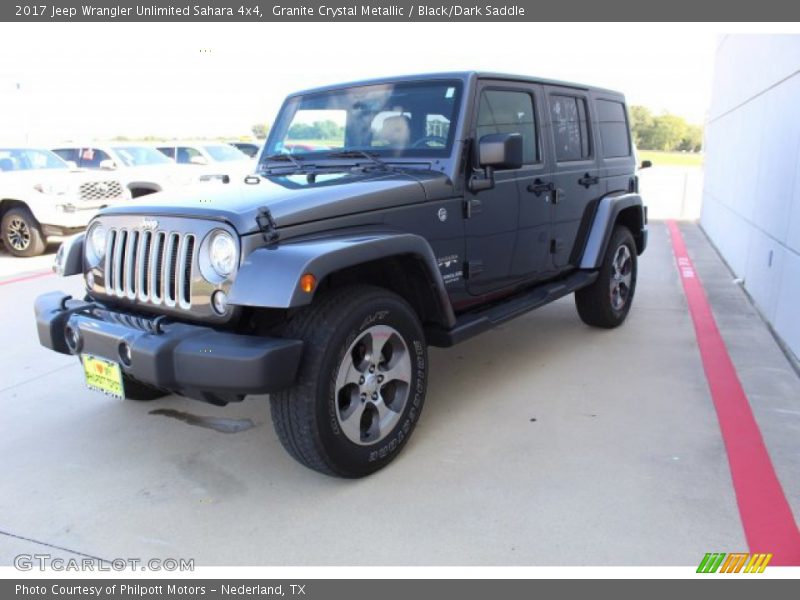 Granite Crystal Metallic / Black/Dark Saddle 2017 Jeep Wrangler Unlimited Sahara 4x4