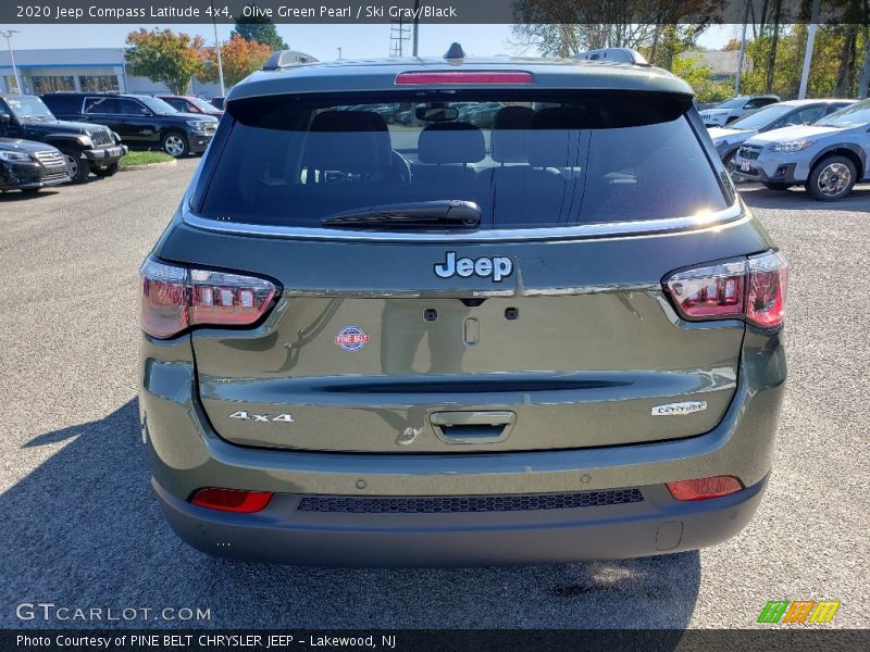 Olive Green Pearl / Ski Gray/Black 2020 Jeep Compass Latitude 4x4