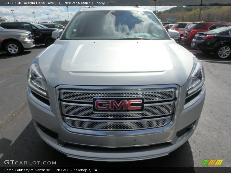 Quicksilver Metallic / Ebony 2014 GMC Acadia Denali AWD