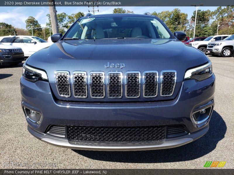 Blue Shade Pearl / Ski Gray/Black 2020 Jeep Cherokee Limited 4x4