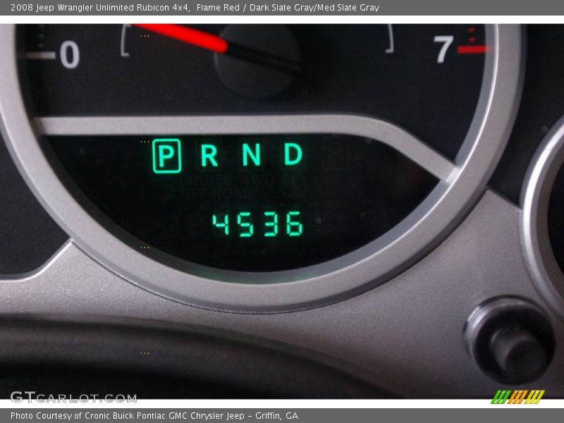 Flame Red / Dark Slate Gray/Med Slate Gray 2008 Jeep Wrangler Unlimited Rubicon 4x4